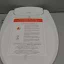 Brondell Bidet Toilet Seat Non-Electric Swash Ecoseat, Fits Elongated Toilets, White - Dual Nozzle System, Ambient Water Temperature - Bidet with Easy Installation