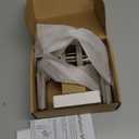 Asidrama 1 Pack Brushed Satin Nickel Privacy Door Handles, Door Lever with Door Knobs Indoor for Bedroom or Bathroom, Heavy Duty Door Handles Interior with Locks for Left Right Sided Doors