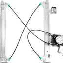 Rear Left Driver Side Power Window Regulator with Motor Compatible with 2000 2001 2002 2003 2004 2005 2006 Chevy Silverado Suburban GMC Sierra Yukon XL 1500 2500 3500 HD Escalade, 741-578