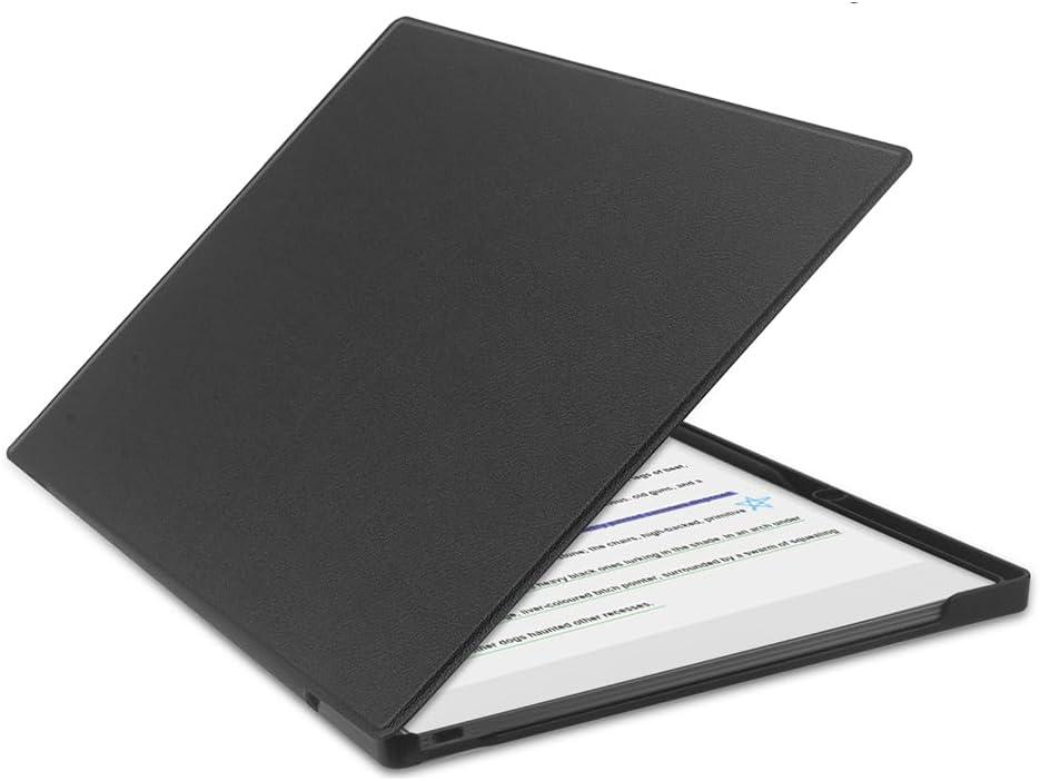 3 x KuRoKo Case for Remarkable Paper Pro Color 11.8",Slim Hard Back Shell Protective Auto Sleep/Wake Book Folio Cover with Pen Holder for Remarkable Paper Pro Tablet 11.8 inch 2024 Released-Black