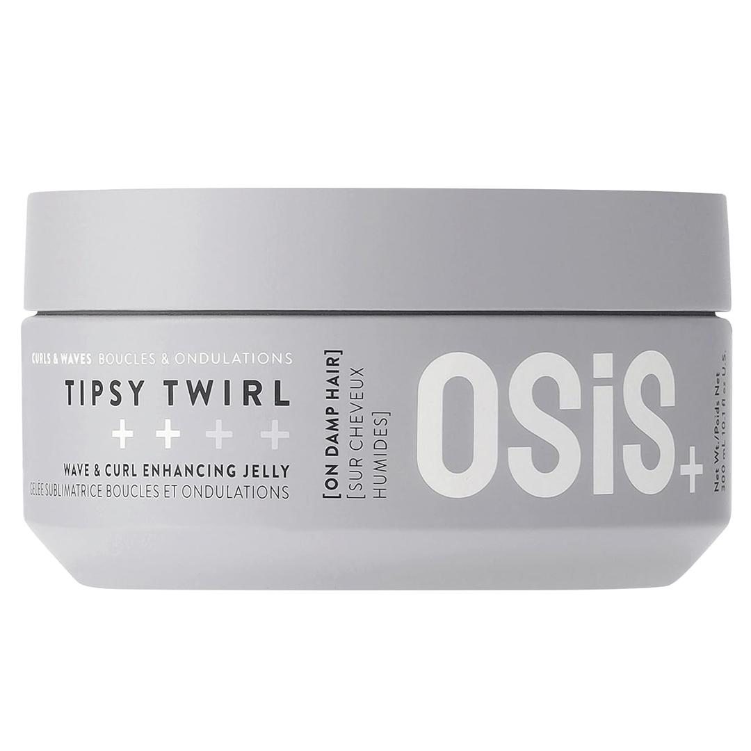 OSiS+ Tipsy Twirl Curl Definition Jelly 10.1 oz, Enhances Curl Body and Shape, Humidity Protection, Medium Hold, All Curly Types