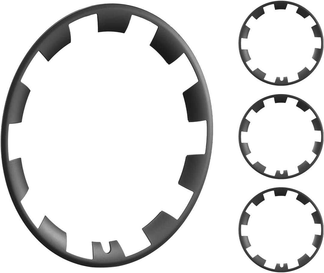 VEVOR Wheel Rim Cover Hubcaps, 20 in, Model Y Fully Fit Hubcap with Snap, Guard Tape & Valve Nozzle Hole, ABS & PC Hubcap with Upgraded Buckle, High Rigidity & Less Wind Drag, Fits for All Weather Use