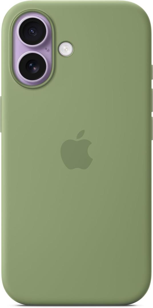 Apple iPhone 17 Silicone Case with MagSafe and Camera Control: Lightweight Phone Case, Wireless Charging Compatible, Smooth Matte Finish; Light Moss