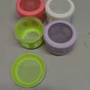 Ello Reusable Condiment Containers with Screw-on Leak Proof Lid | Perfect for Salad Dressing Sauce Dips Lunchbox Picnic Travel Bento Box | BPA-Free | Dishwasher Safe