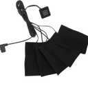 Portable Cloth Heaters, Clothes Heating Pad with 5pcs Heating, USB Electric Heated Pad Adjustable Temperature Warmer for Outdoor Winter Clothes Seat Pet Dogs and Cats Warmer