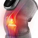 Heated Knee Massager Shoulder Heating Pads Elbow Brace 3 in 1 with Vibration, Cordless Rechargeable Heating Knee Warmers Wrap for Shoulder Elbow Knee Stress Relief