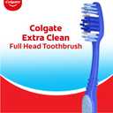 Colgate Extra Clean Toothbrush, Medium Toothbrush for Adults, 6 Pack