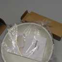 CAROTE Non Stick Frying Pan Skillet, Omelet Pan, Healthy Non Toxic Granite Chef Pan, Induction Compatible Egg Frying Pan with Heat-Resistant Handle, PFOA-Free,Cream White, 8"