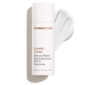 SkinMedica Essential Defense Mineral Shield SPF 35 Face Sunscreen - Sheer Mineral Sunscreen with Lightweight Broad Spectrum UVA/UVB Protection for Sensitive Skin (1.85 Oz)