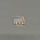 Hooshing 5PCS 1/4" NPT Male Brass Pipe Plug Internal Hex Thread Socket Pipe Plug Kit