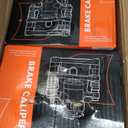 A-Premium Disc Brake Caliper Assembly with Bracket Compatible with Select Lexus Models - GS350, GS430, GS450h, GS460, IS250, IS350, V6 2.5L, V6 3.5L, V8 4.6L - Rear Driver and Passenger Side, 2-PC Set