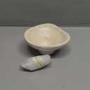 Handmade Rustic Terracotta Incense Holder, Ceramic Palo Santo & Sage Sticks Bowl,Wabi‑sabi & Retro, A Spiritual Decor for Yoga&Meditation (White), 12.4L x 11.7W x 5.8Th cm