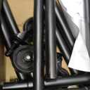 Simple Houseware Heavy Duty Clothing Garment Rack, Holds Up to 150 lbs, 42 to 67 Inches Extendable Rod, Black