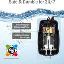 All-in-One Pond Aerator for Outdoor Ponds, Flow Adjustable Pond Air Pump Aeration Kit with Airline Tubing Air Stones Check Valves