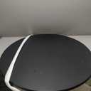 Fire Pit Lid Cover Round - 38" Rust Resistant Powder Coated Steel Firepit Cover or Table with 2 Wooden Handles for Patio Fire Pit, Weatherproof for All Seasons, Fits Fire Pits Up to 36"