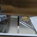 Stainless Steel Wall Shelf 12"x24" 2 Pack, Reversible Brackets