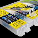 EEEEE 1/2W 30 Values 600pcs Individual Compartment 1 Ohm-1M Ohm with 1% Metal Film Resistor Assortment Kit and Electrical Industrial Assorted Set K Ohm Pack for Led Lights