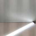 BBOUNDER 10 Pack Linkable LED Utility Shop Light, 4400 LM, 6500K Cool Daylight, 4 FT Integrated Fixture for Garage, 40W Equivalent 250W, Surface + Suspension Mount, Black (6500k Black)