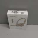 USB Headset with Microphone for PC Laptop - Headphones with Noise Cancelling Microphone for Computer,On-Ear Wired Office Call Center Headset for Boom Skype Webinars,Lightweight-Apricot