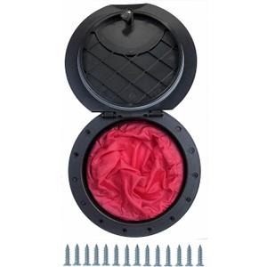 9 inch Kayak Hatch Lid Hole Diameter Deck Hatch Waterproof Deck Plate with Dry Storage Compartment for Fishing Kayak Boating