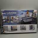 Chicco LullaGlide 3-in-1 Stationary Baby Bassinet, Gliding and Portable Bassinet, Waterproof Mattress and Fitted Sheet, Includes Carry Bag | Luna/Grey