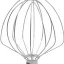 KN256WW 6 QT Wire Whip Stainless Steel for KitchenAid Stand Mixer Accessory Replacement, Egg Cream Stirrer, Cakes Mayonnaise Whisk