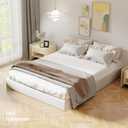 D&H FURNIMMT 7 Inch King Size Box Spring, Heavy Duty Metal Box Spring Bed Base with Fabric Cover, Mattress Foundation, Easy Assembly, Noise FreeKing