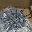 Dual Adjustable (Total Height & Tier Heighs) CounterTop Spinner Display Stand, Heavy Duty 2-Tiers, Black