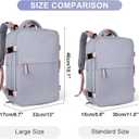 coofay Large Travel Backpack For Women Airline Approved Carry On Backpack Flight Approved Waterproof Sports Luggage Backpack Casual Daypack Small Hiking Backpack