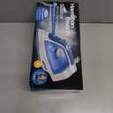 Hamilton Beach Steam Iron & Vertical Steamer for Clothes with Scratch-Resistant Durathon Soleplate, 8' Retractable Cord, 3-Way Auto Shutoff, Anti-Drip, 1500 Watts, Blue