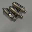 Midline Valve 6J363-5 Steam Radiator Air Vent; Heat Regulator Valve; Straight Mount; 1/4 in. MIP; Chrome Plated Steel (3 Pack)