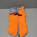 Lelepet Dog Coat Warm Dog Winter Coat Waterproof Dogs Jacket with Harness Built in Reflective Pet Fleece Vest Zip-Up Cold Weather Coats for Small Medium Large Dogs Turtleneck Windproof Blaze (Orange, Large)