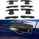 Exterior Door Handle Bowl Covers Compatible with Toyota Corolla 2025 2024 2023 2022 2021 2020 No SKH ABS Glossy Black