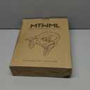 MTWML Portable High Chair for Table,Hook On High Chair that Attaches to Table,Space Saver Clip On Counter Seat for Baby,Easy Clean Baby Feeding Clamp Seat with Carry Bag for Travel(Stripe-Black)