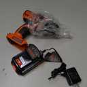 BLACK+DECKER 20V MAX Cordless Drill and Driver, 3/8 Inch, With LED Work Light, Battery and Charger Included (LDX120C)