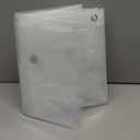 72 x 72 in. 4.8G Clear PEVA Shower Curtain Liner with Magnets