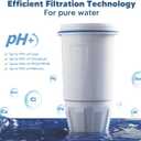 Upgraded Water Filter Replacement Fit for Zero Pitcher and Dispenser ZR-001 ZR-004 ZP-006 ZR-017, Five-Stage Filter System, Effectively Reducing Lead, Chromium, and Contaminants, 2 Packs, By BOGDA