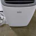 BLACK+DECKER Portable Air Conditioner, 8,000 BTU (3,950 BTU SACC) for Rooms up to 400 Sq. Ft., Portable AC with Follow Me Remote Control and Window Kit, BPACT08WT, White