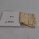 24 Pcs Velvet Bows Christmas Tree Ornaments Vintage Velvet Ribbon Bows for Tree Garland Wreath Indoor Xmas Decorations(5 x 7 Inch, Width of 3/8", Beige)