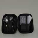 PQRQP 3 in 1 Microphone for iPhone/Android/Camera, Wireless Microphones, 328ft Transmission, 18H Battery Life, Mini Microphone for Record Interview, Vlogs, Tiktok (Ebony Black)