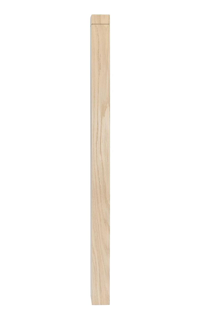 350N - Notched Newel - 3 1/2" x 48" - Clean Routed Design (Red Oak)