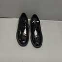 Bruno Marc Women's Classic Oxfords Lace Up Business Formal Wingtip Brogue Dress Shoes (7, Bright Black)