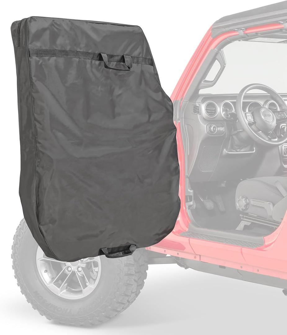 MasterTop Hard Door Storage Bags|Pair-one for each door|Compatible with 1976-current Jeep CJ, JK, JL Wranglers|13110001, Custom