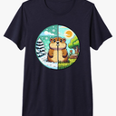 Winter or Spring Groundhog Day Premium Tri-blend T-Shirt XL