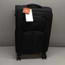 LOVEVOOK Carry On Luggage 22x14x9 Airline Approved, 20 Inch Softside Suitcases with Wheels, Lightweight Spinner Carry on Suitcase with TSA Lock, Water-Resistant Large Capacity Luggage for Travel