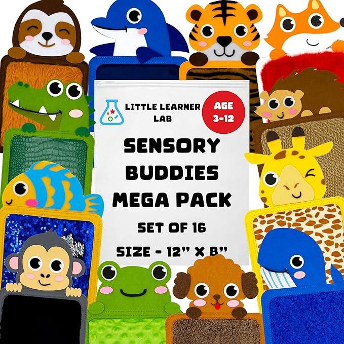 Sensory Zoo, Sea, and Jungle Buddies All-in-One Mega Set