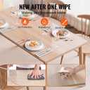 VEVOR Plastic Table Cover, 40 x 80 Inch 2.0 mm Thick Rectangle Clear PVC Mat Protector, Waterproof & Easy Cleaning Desk Pad Tablecloth, for Office, Dresser, Dining Room, Night Stand