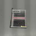 Lash Clusters 280Pcs Individual Lashes 40D 0.7D Curl 9-16MMIX Lash Extensions Clusters Lashes Soft&Natural DIY Eyelash Extension at Home(40D-D-9-16MIX)