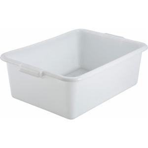 Winco Dish Box, 20.25-Inch by 15.5-Inch by 7-Inch, White