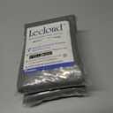 2 x Lecloud Wasa Black Sheer Curtains 63 Inch Length 2 Panels, Classic Solid Jacquard Textured Bedroom Curtains, Light Filtering & Lightweight Gauzy Window Curtain for Living Room, 42 W x 63 L